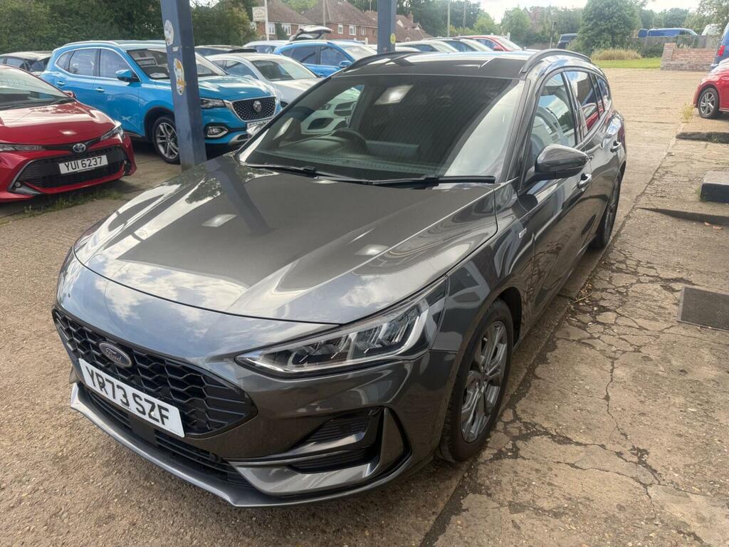 Ford Focus Estate 1.0T Ecoboost St-line Euro 6 Ss 202 YR73SZF Grey #6