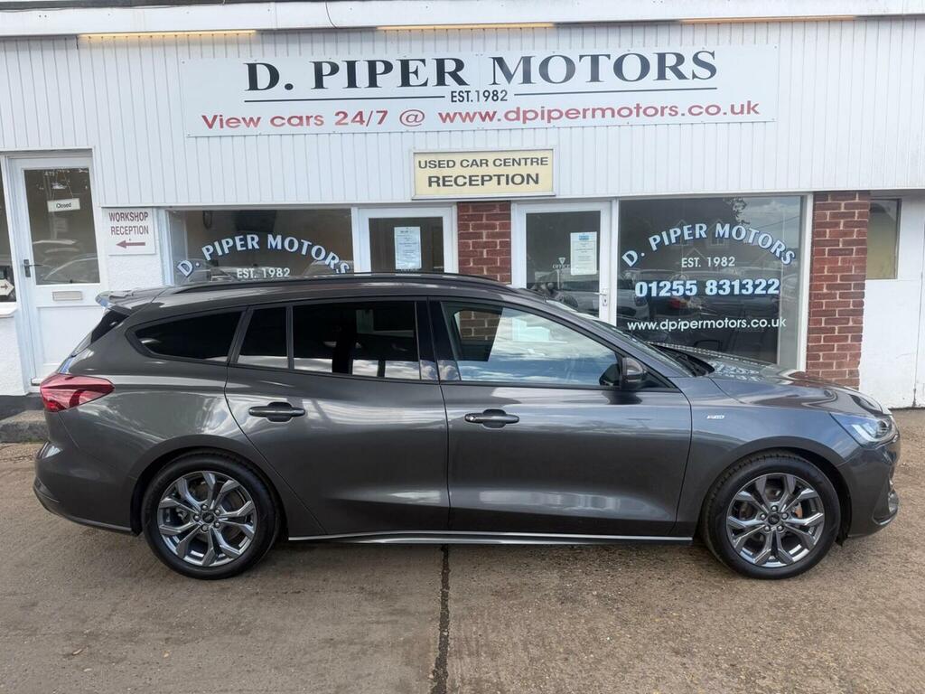 Ford Focus Estate 1.0T Ecoboost St-line Euro 6 Ss 202 YR73SZF Grey #2
