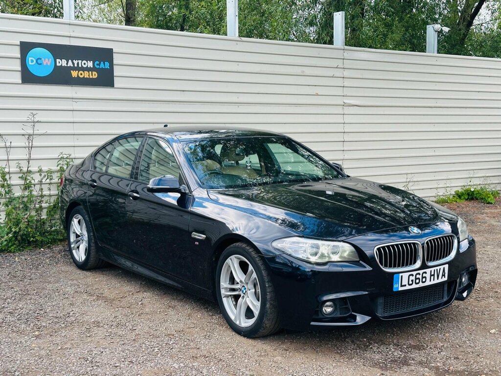 BMW 5 Series 2.0 520D M Sport Euro 6 Ss Black #3