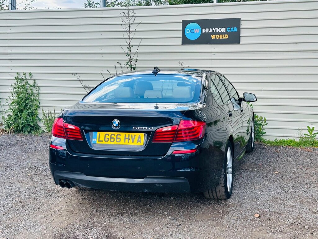 BMW 5 Series 520D M Sport Black #14