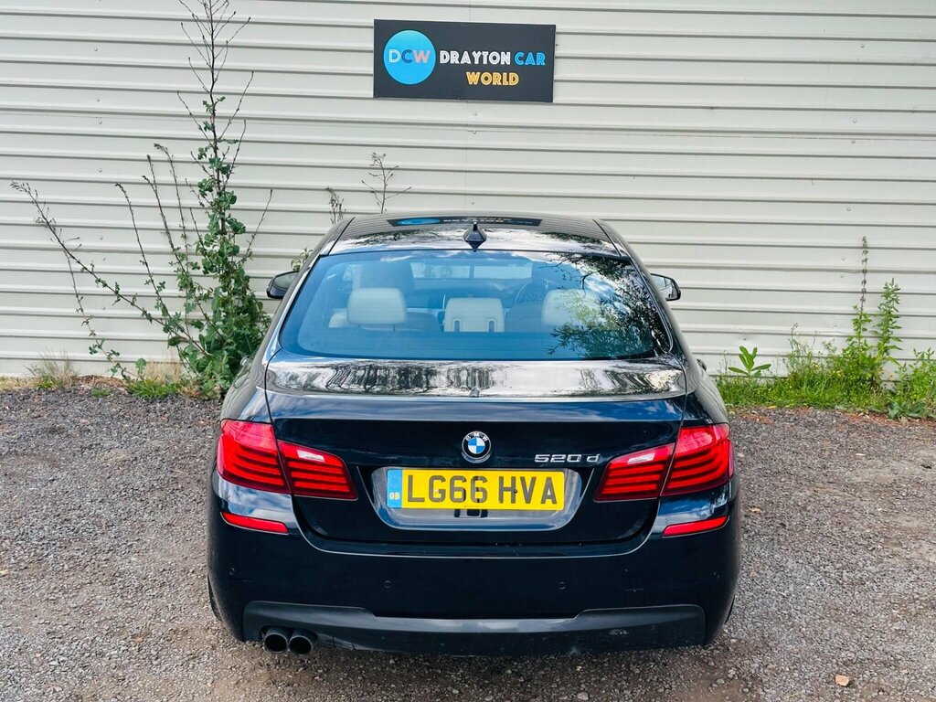 BMW 5 Series 520D M Sport Black #13