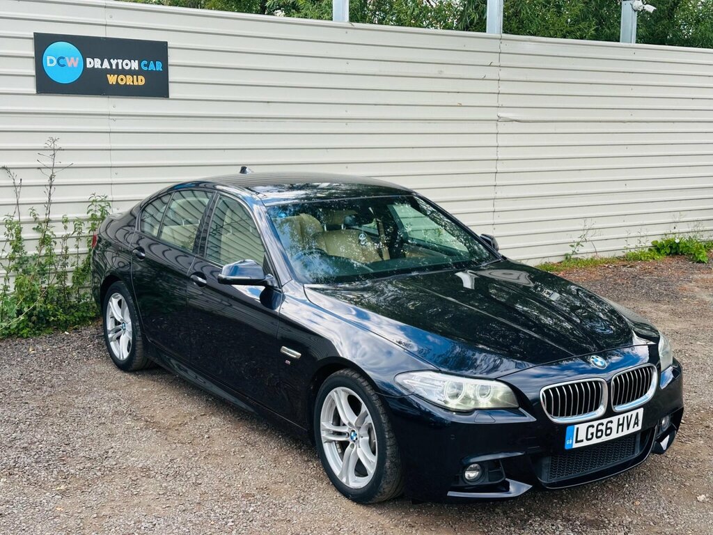 BMW 5 Series 2.0 520D M Sport Euro 6 Ss Black #4