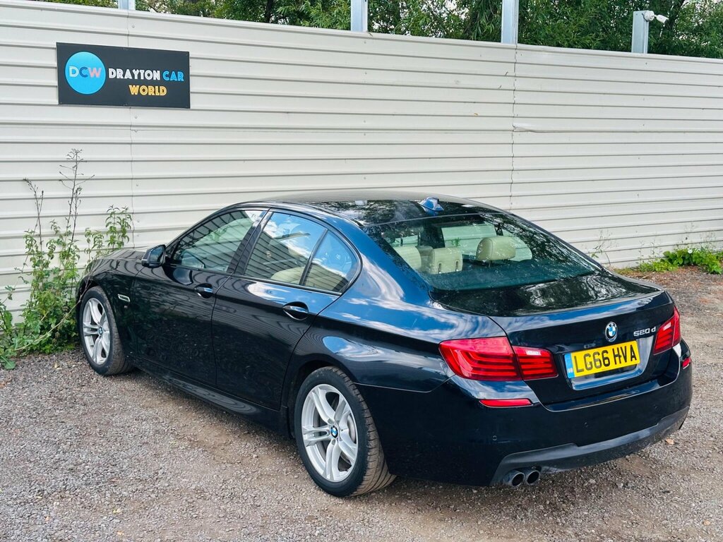 BMW 5 Series 520D M Sport Black #12