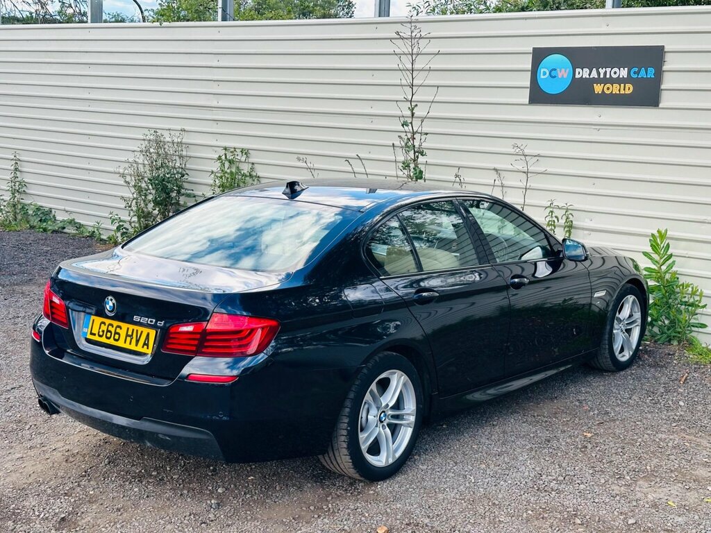 BMW 5 Series 520D M Sport Black #16
