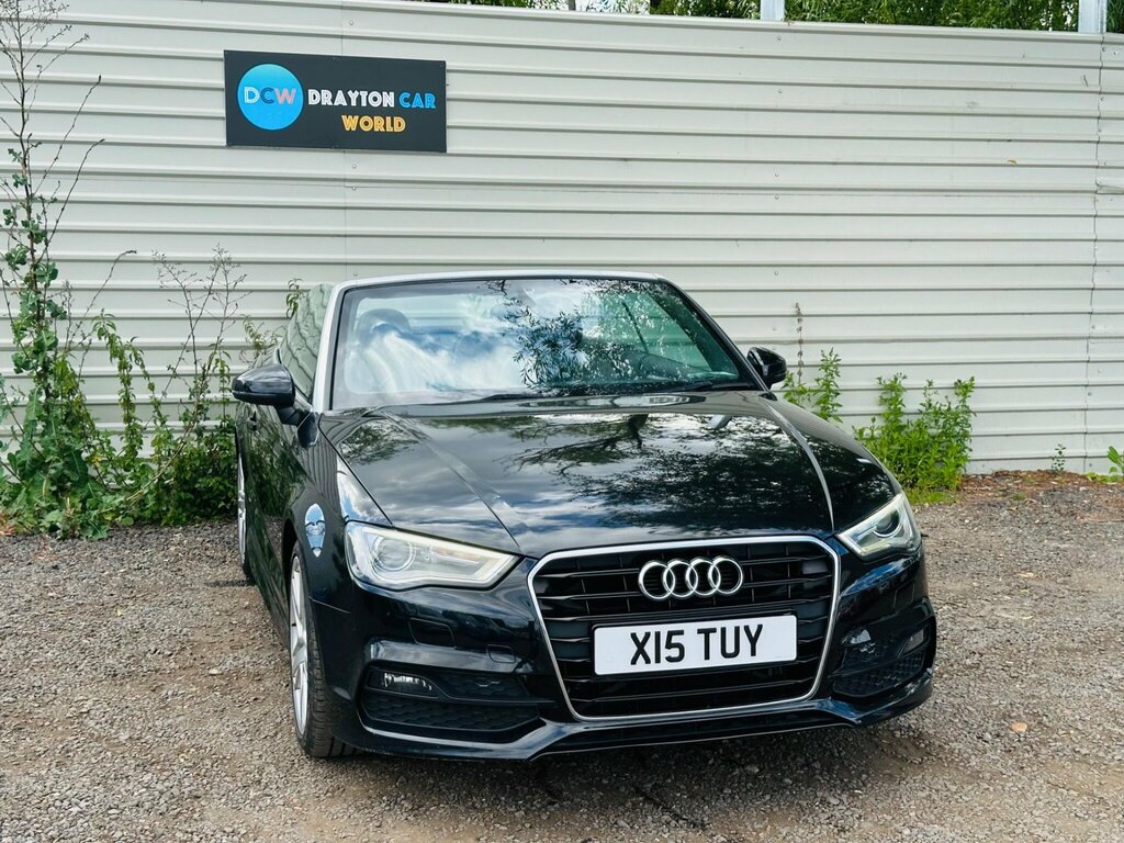 Audi A3 Cabriolet 1.8 Tfsi S Line S Tronic Euro 6 Ss Black