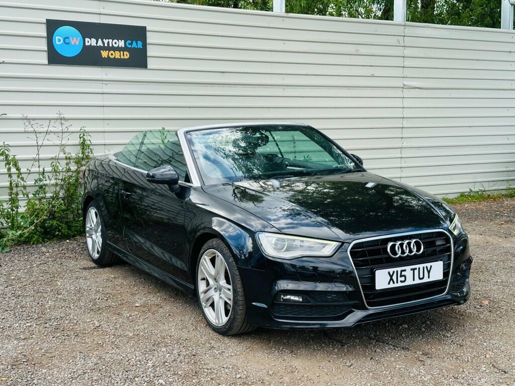 Audi A3 Cabriolet 1.8 Tfsi S Line S Tronic Euro 6 Ss Black #3