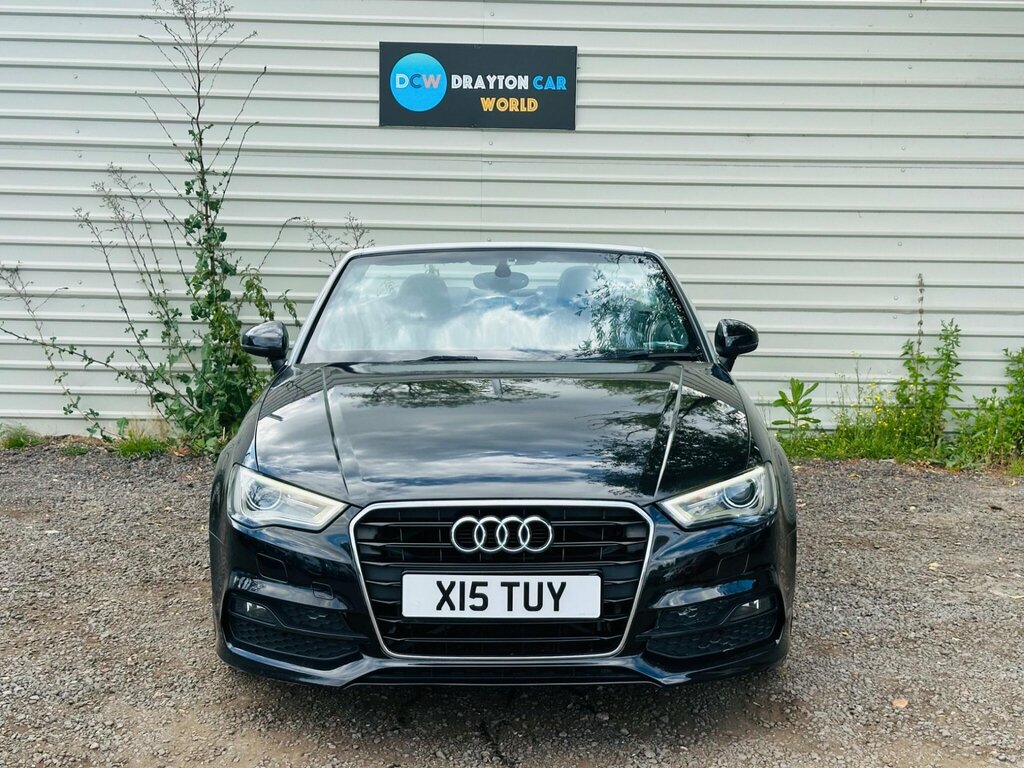 Audi A3 Cabriolet 1.8 Tfsi S Line S Tronic Euro 6 Ss Black #2