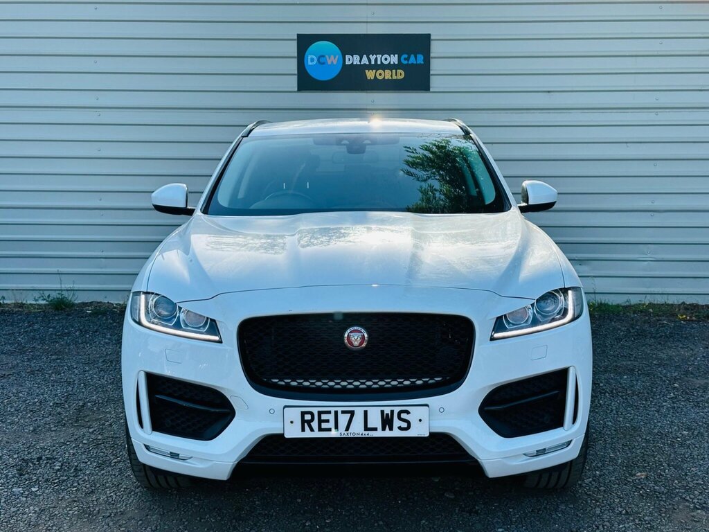 Jaguar F-Pace 2.0 D180 R-sport Awd Euro 6 Ss White #2