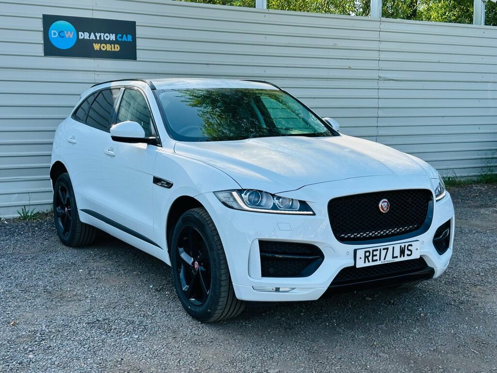 Jaguar F-Pace 2.0 D180 R-sport Awd Euro 6 Ss White #3