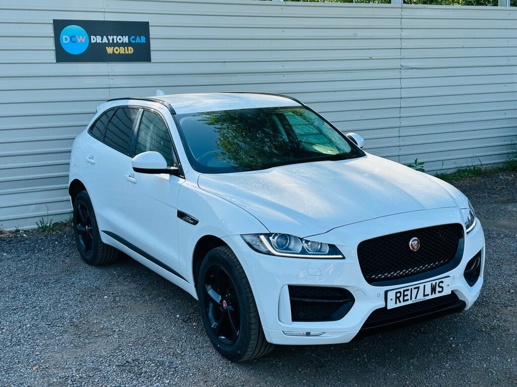 Jaguar F-Pace 2.0 D180 R-sport Awd Euro 6 Ss White #4