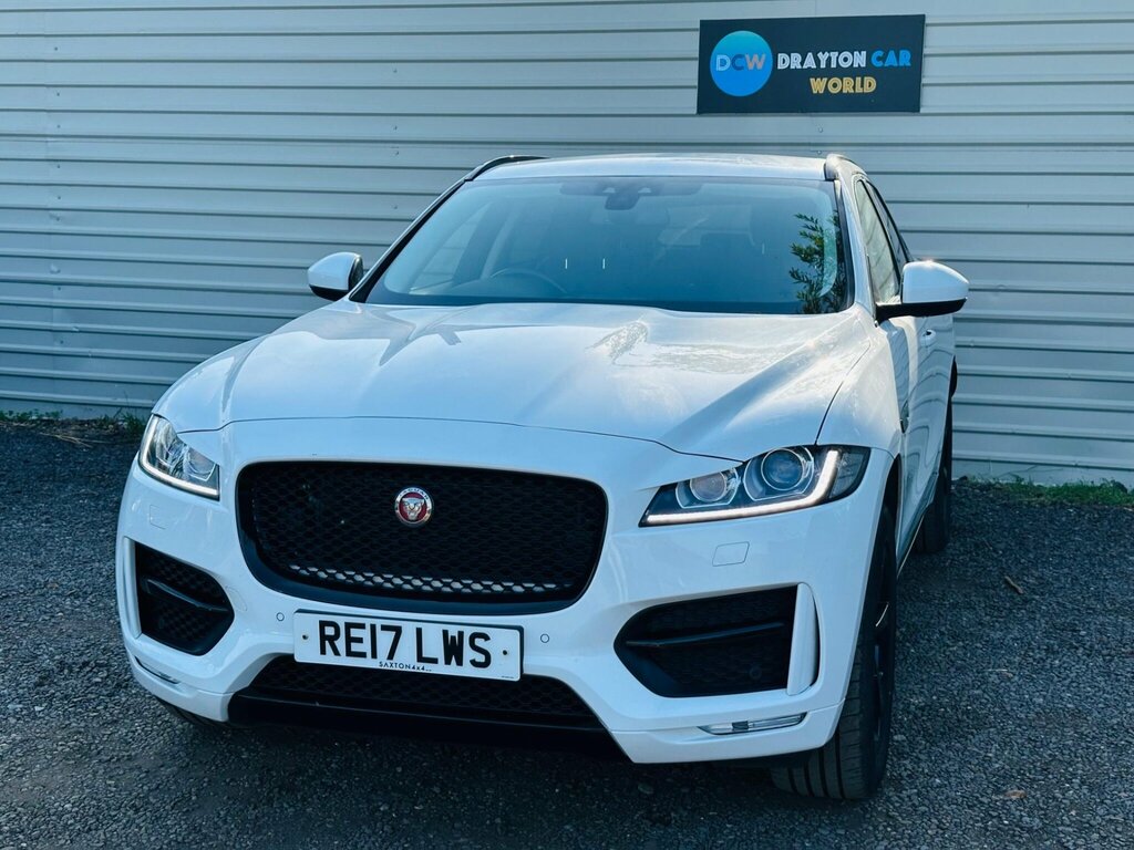 Jaguar F-Pace 2.0 D180 R-sport Awd Euro 6 Ss White #6
