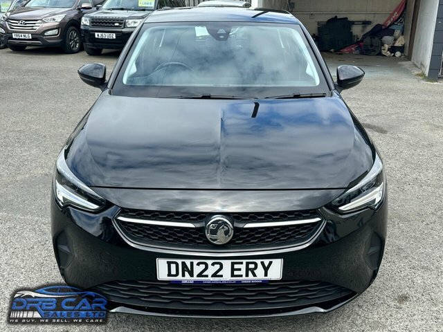 Vauxhall Corsa 1.2 Se Edition Hatchback Euro 6 DN22ERY Black #2