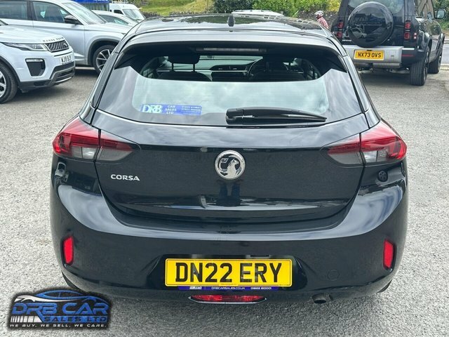 Vauxhall Corsa 1.2 Se Edition Hatchback Euro 6 DN22ERY Black #5