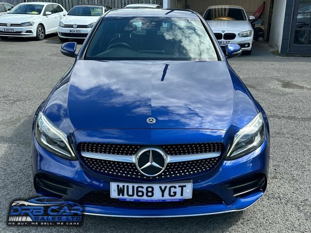 Mercedes-Benz C Class 2.0 C220d Amg Line Premium Saloon G-t Blue #2