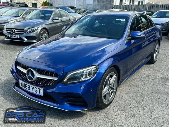 Mercedes-Benz C Class 2.0 C220d Amg Line Premium Saloon G-t Blue #3