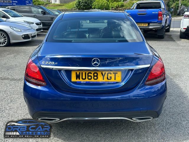 Mercedes-Benz C Class 2.0 C220d Amg Line Premium Saloon G-t Blue #4