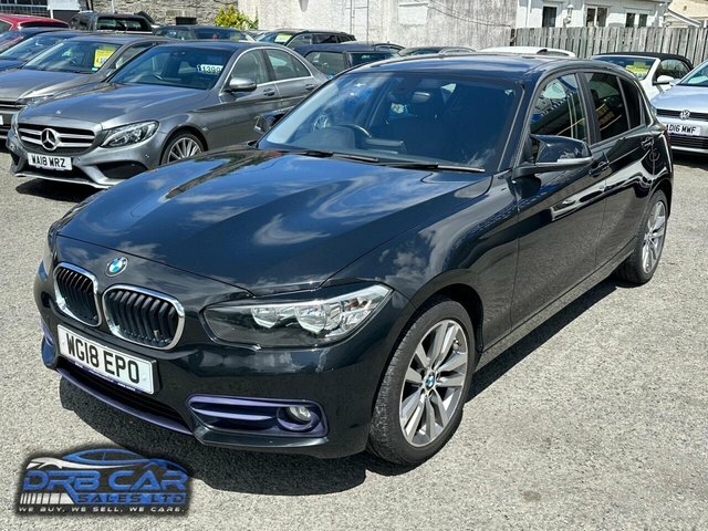 BMW 1 Series 1.5 116D Sport Hatchback Euro 6 WG18EPO Black #3