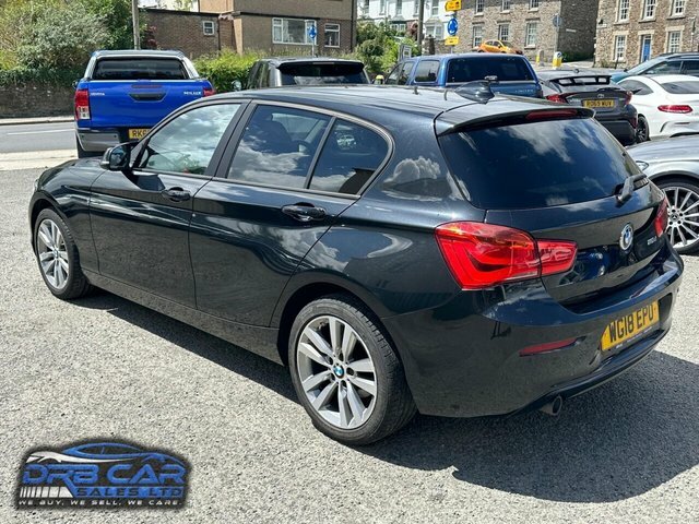 BMW 1 Series 1.5 116D Sport Hatchback Euro 6 WG18EPO Black #4