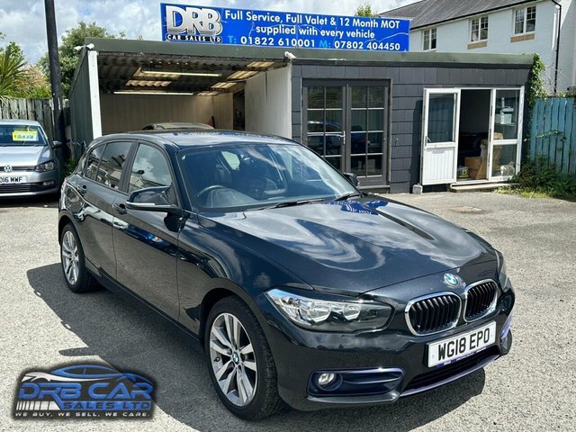 BMW 1 Series 1.5 116D Sport Hatchback Euro 6 WG18EPO Black