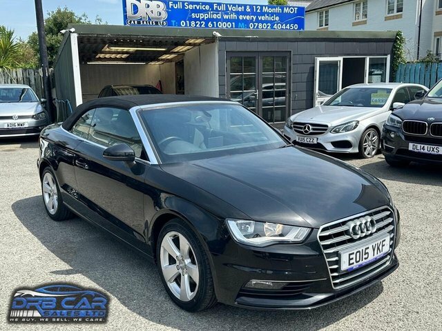 Audi A3 Cabriolet 1.4 Tfsi Cod Sport Convertible E Black