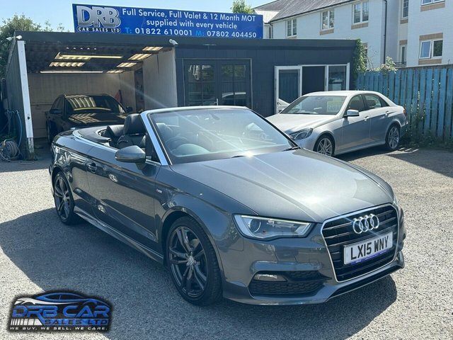 Audi A3 Cabriolet 1.4 Tfsi Cod S Line Convertible S Troni Grey