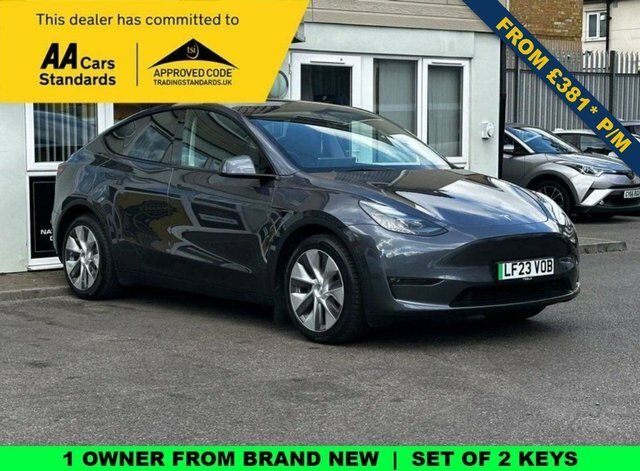 Tesla Model Y Dual Motor Long Range Suv 4Wde Grey