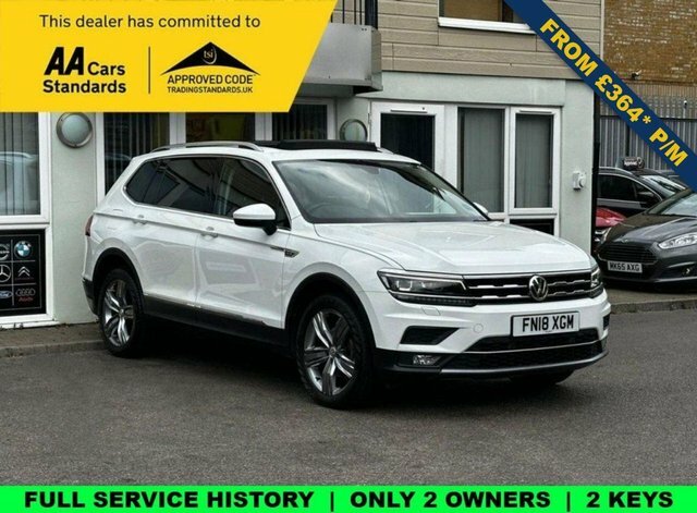 Volkswagen Tiguan Allspace 2.0 Tdi Sel Suv Dsg 4Motion Euro 6 Ss White