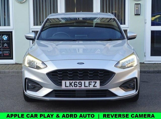 Ford Focus 1.0T Ecoboost St-line Hatchback LK69LFZ Silver #2