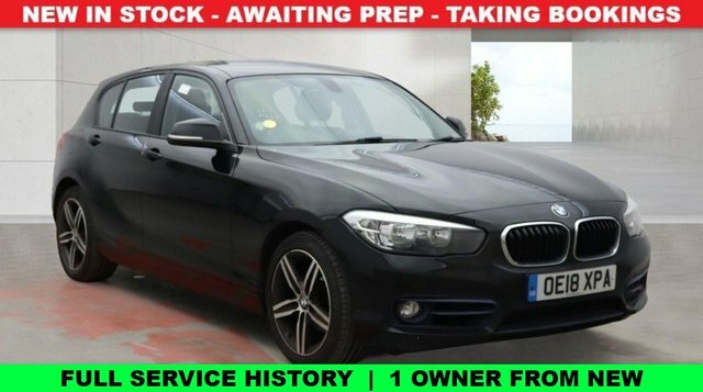 BMW 1 Series 1.5 118I Sport Hatchback Euro 6 S Black