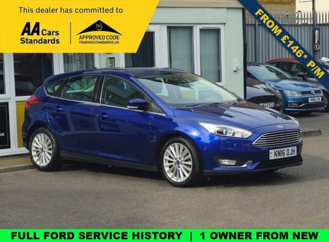 Ford Focus 1.0T Ecoboost Titanium X Hatchback Manu Blue