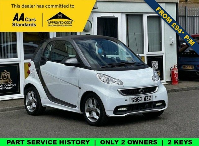Smart Fortwo Coupe 1.0 Pulse Coupe Softtouch Euro 5 84 Bh White