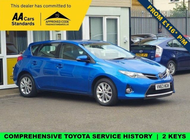 Toyota Auris 1.6 V-matic Icon Hatchback Euro Blue