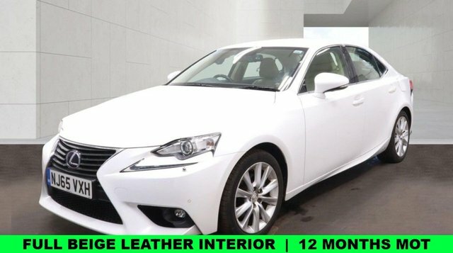 Lexus IS 2.5 300H Executive Edition Saloon Hybri White