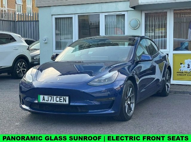 Tesla Model 3 Dual Motor Long Range Saloon 4 Blue #3