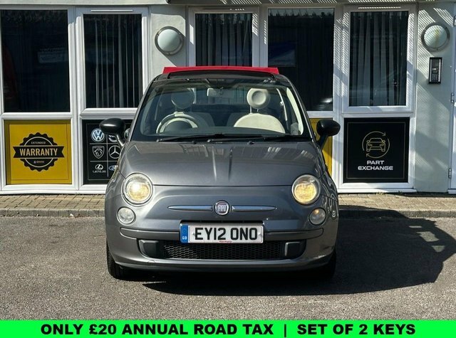 Fiat 500C 0.9 Twinair Pop Convertible Euro Grey #2