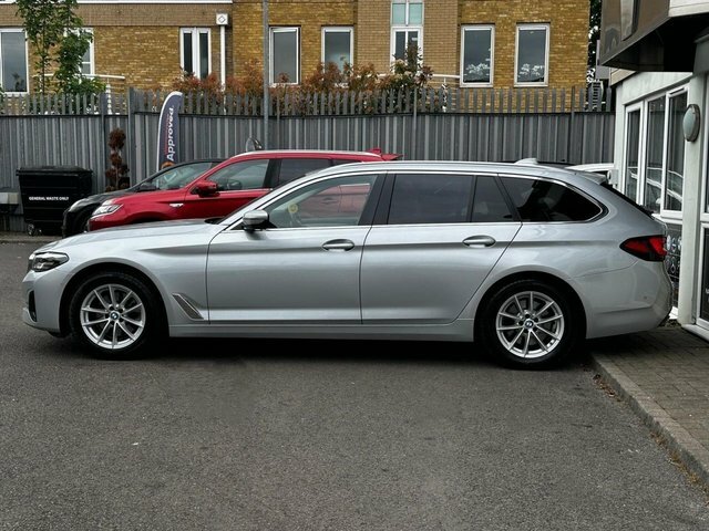 BMW 5 Series 2.0 520D Mht M Sport Touring White #14
