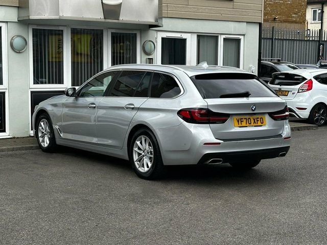 BMW 5 Series 2.0 520D Mht M Sport Touring White #37