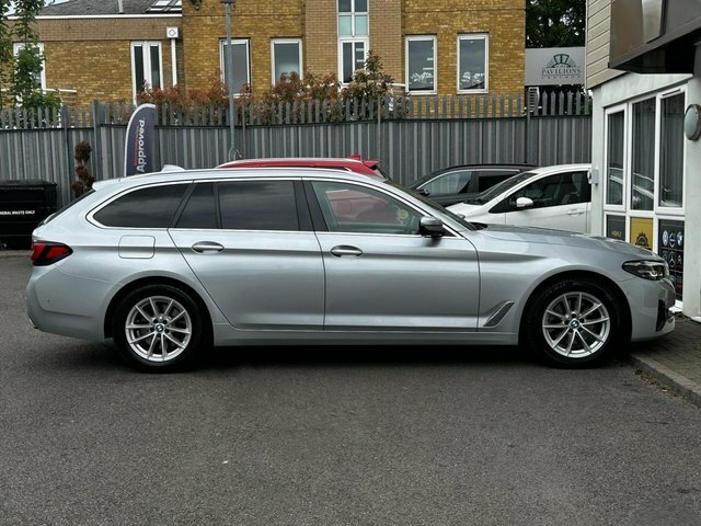 BMW 5 Series 2.0 520D Mht M Sport Touring White #11