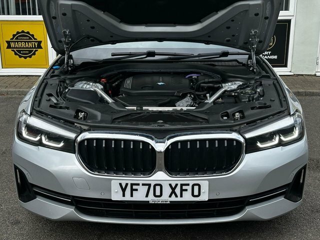 BMW 5 Series 2.0 520D Mht M Sport Touring White #73
