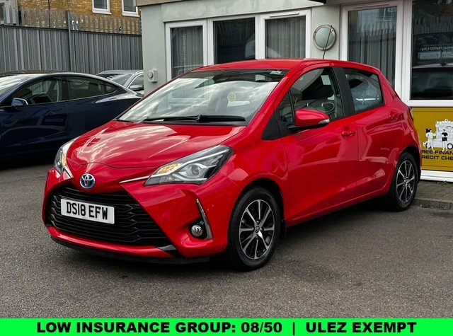 Toyota Yaris 1.5 Vvt-h Icon Tech Hatchback Hybrid E- Red #3