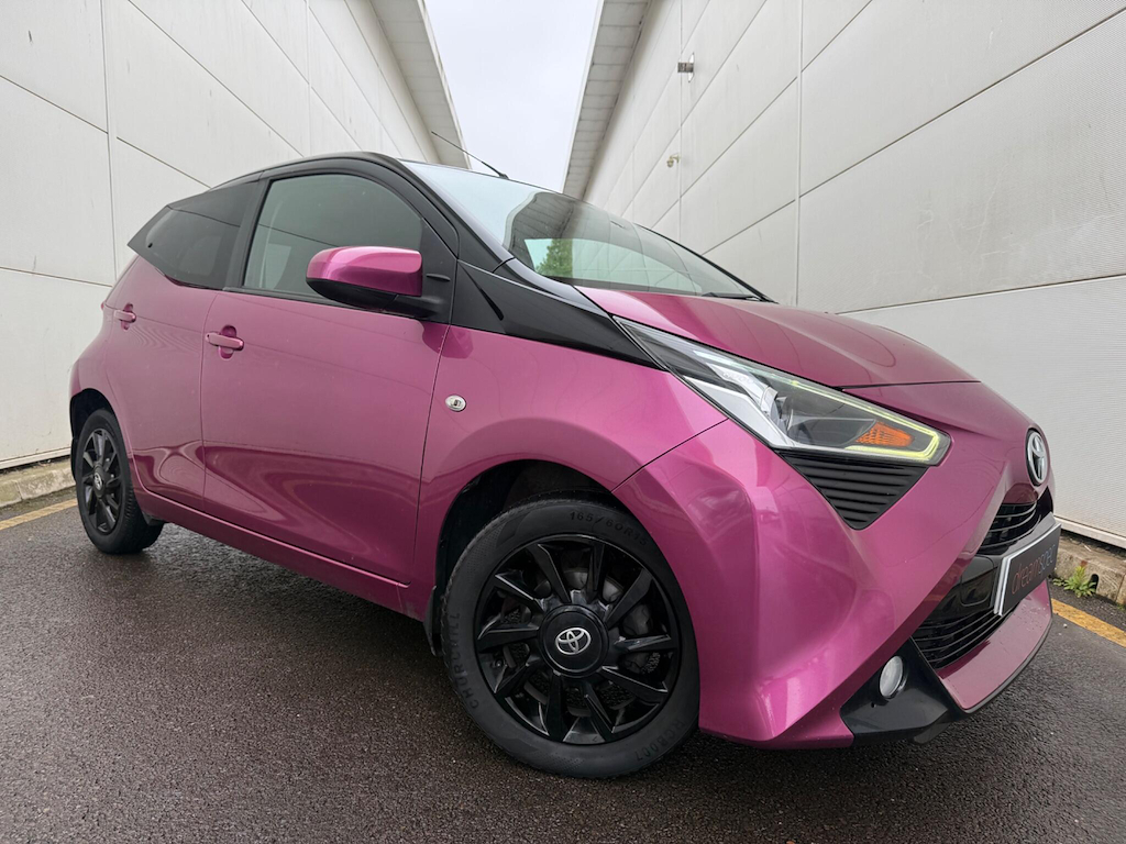 Toyota Aygo 1.0 Vvt-i X-cite Hatchback Euro YB68KNW Purple #6