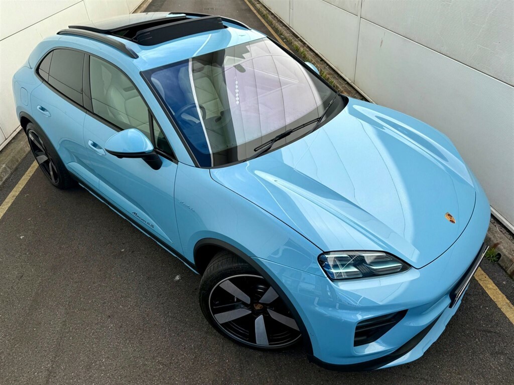 Porsche Macan Suv Blue #5