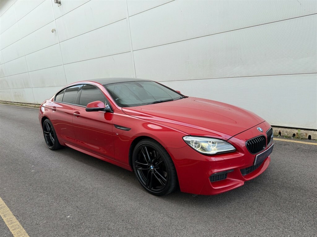 BMW 6 Series Saloon Red #5
