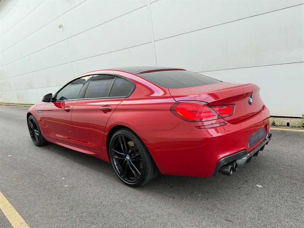 BMW 6 Series Saloon Red #2