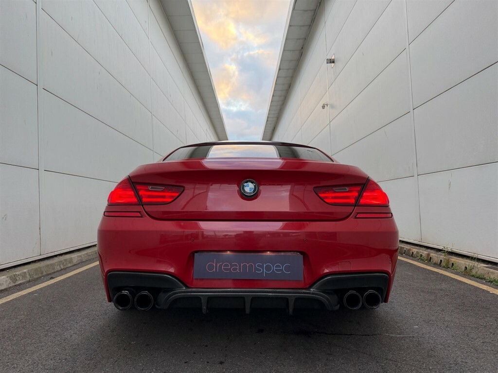 BMW 6 Series Saloon Red #3