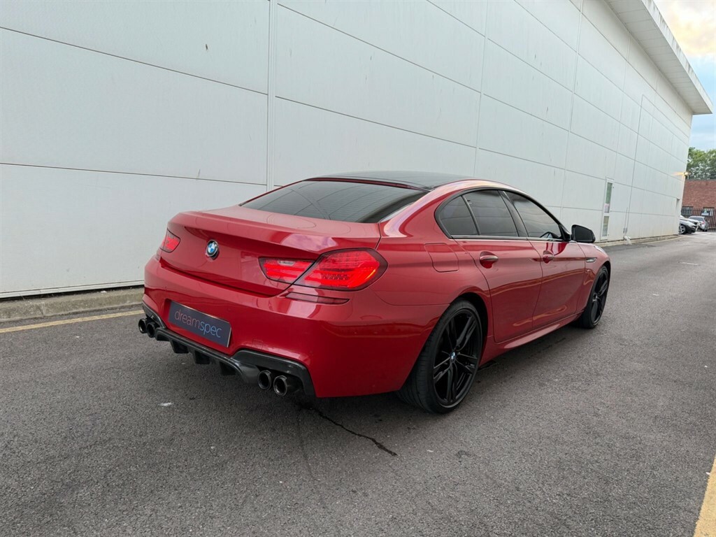 BMW 6 Series Saloon Red #4