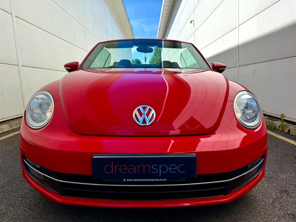 Volkswagen Beetle Convertible Red #2