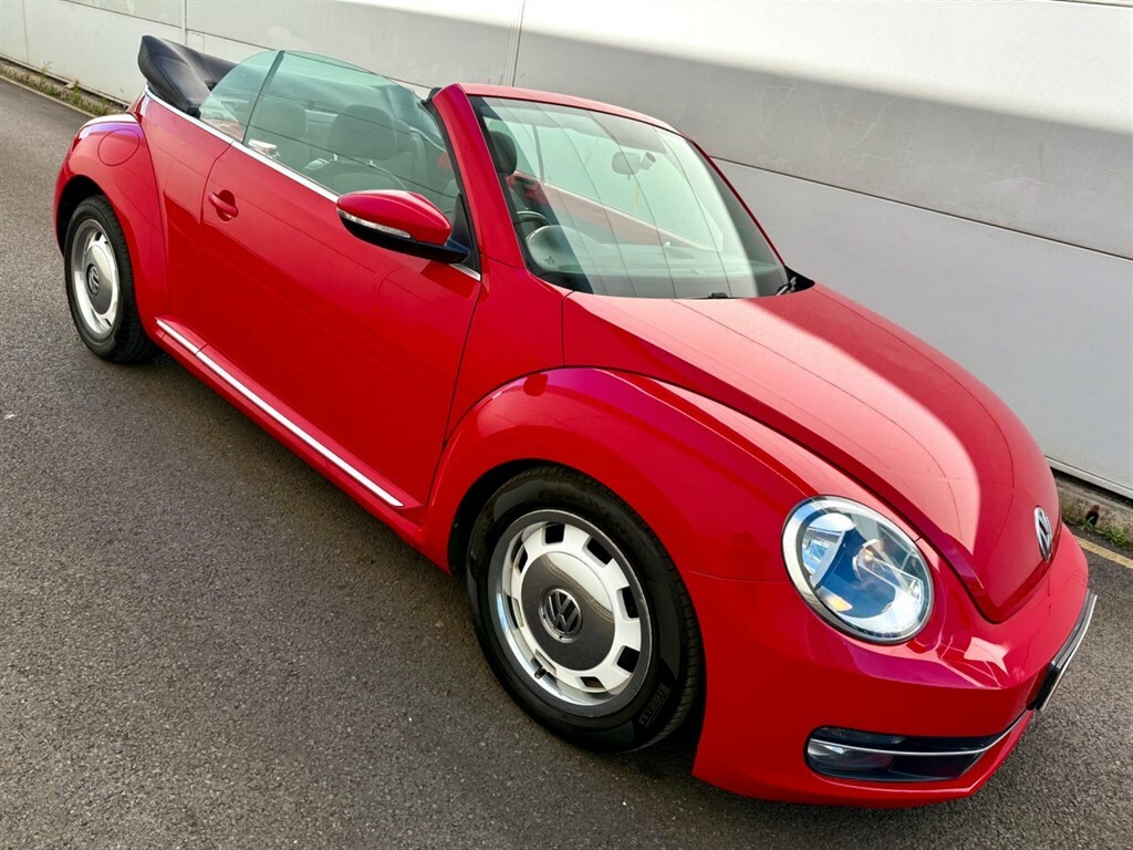 Volkswagen Beetle Convertible Red #6