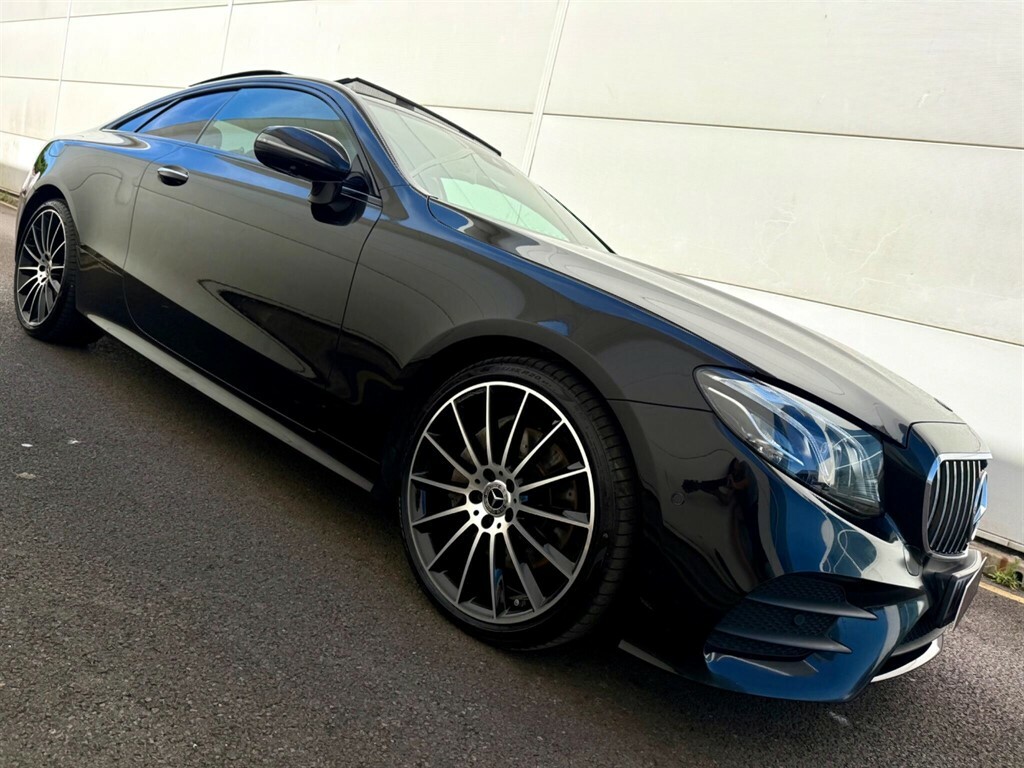 Mercedes-Benz E Class Coupe Black #5