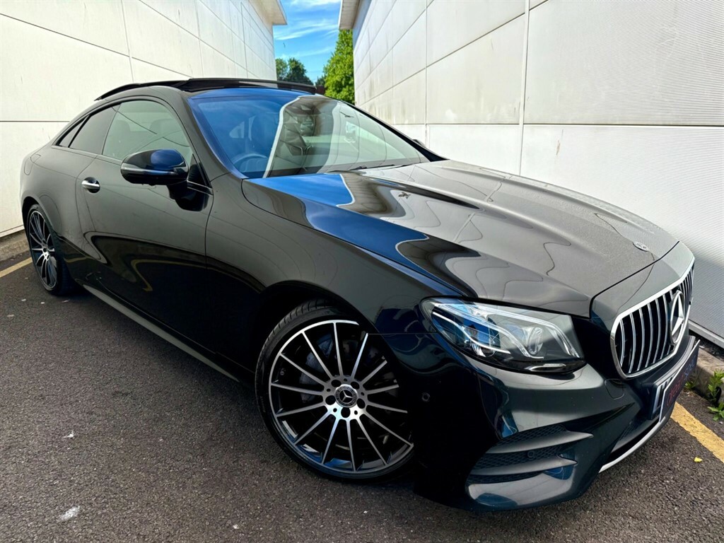 Mercedes-Benz E Class Coupe Black #4